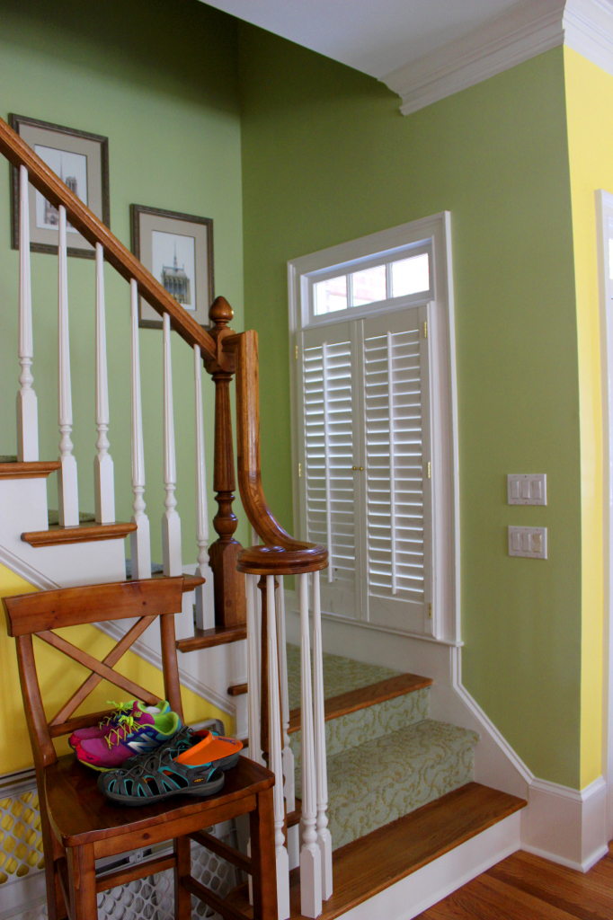 Stair Hall e1572743507684 682x1024 Suburban Family Home Refresh and Interior Painting uncategorized  painting and remodel interior painting home remodel home painting 