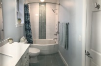 Basement Bathroom Enhanced with New Everything (and heated floors)