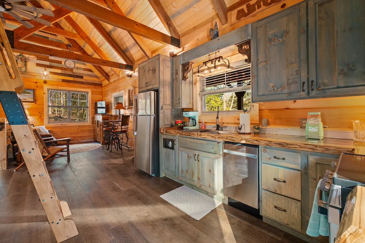 Custom Cabinets for A Mountain Getaway Cabin