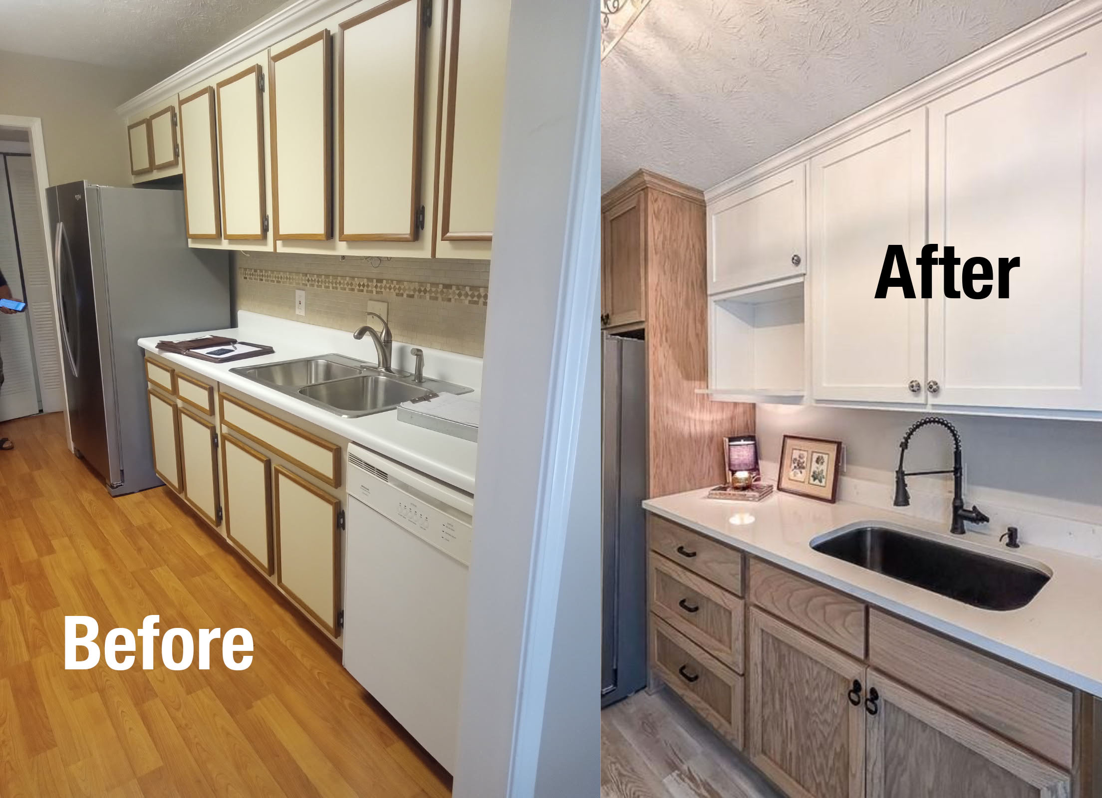 Modern Kitchen Cabinet Updates Before and After
